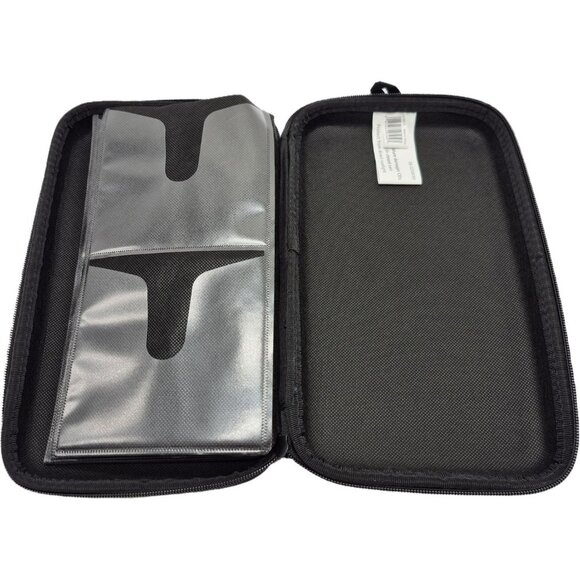 Case Logic CD DVD Hard Shell Storage Case Wallet 72 Disc Capacity Blue Black - Picture 4 of 9